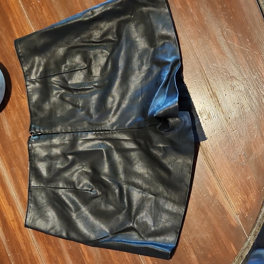 EUC Faux Leather Skort (544) - Picture 2 of 6